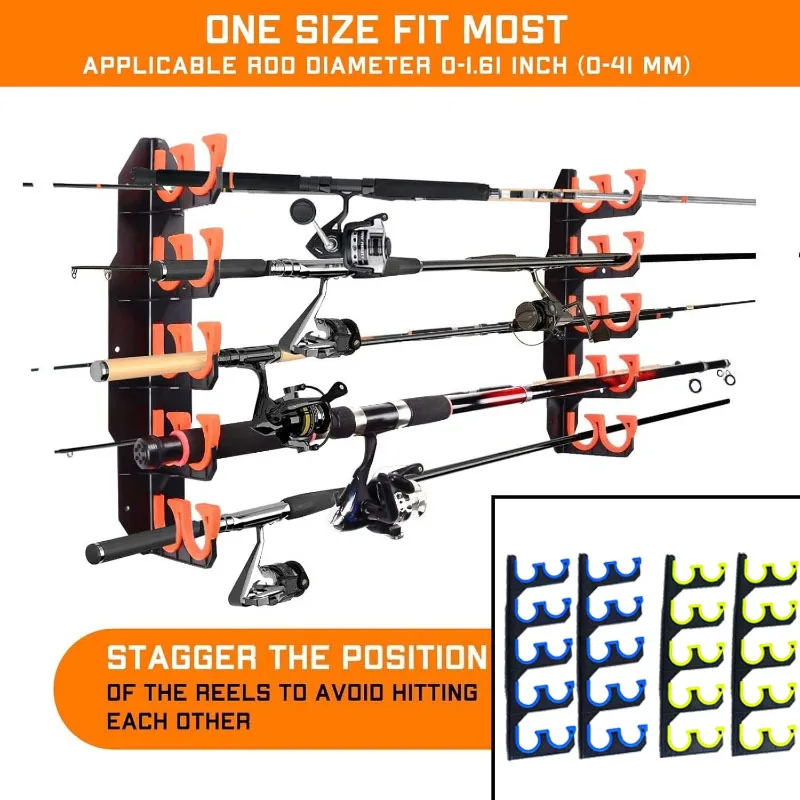 Fishing Rod Holder for Garage  - огляд і ціна Fishing Rod Rack