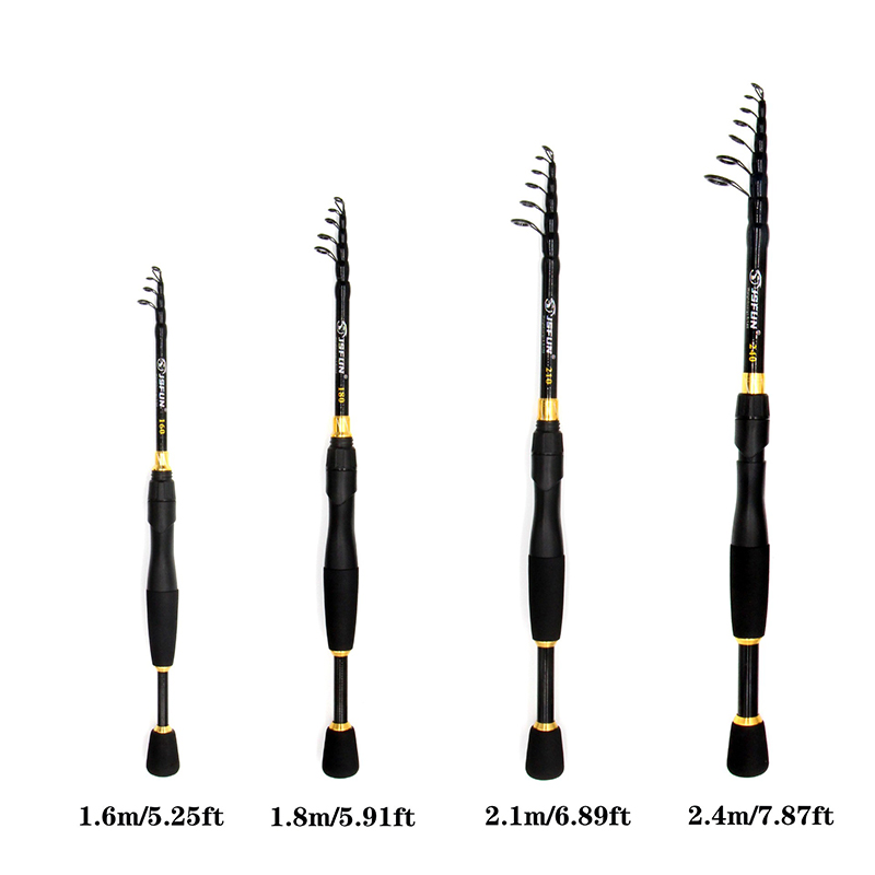 JSFUN Telescopic Fishing Rod   - огляд і ціна Fishing Rod Combo
