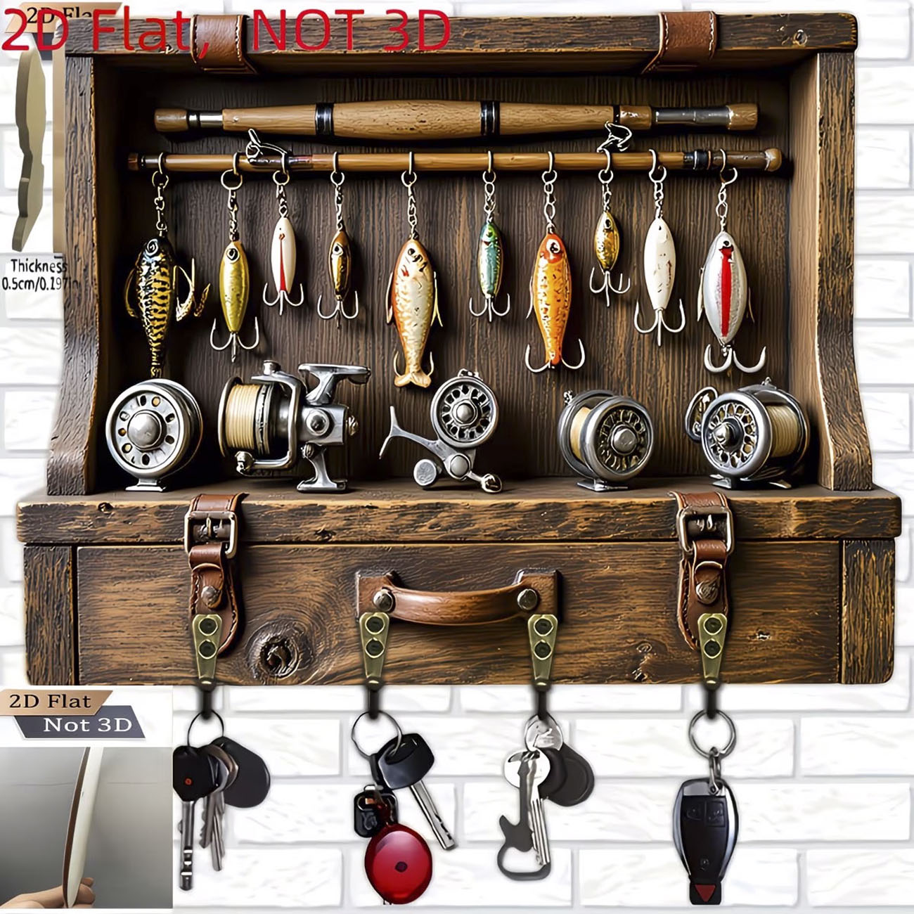 Vintage Fishing Lure Key Hange - огляд і ціна Fishing Rod Combo