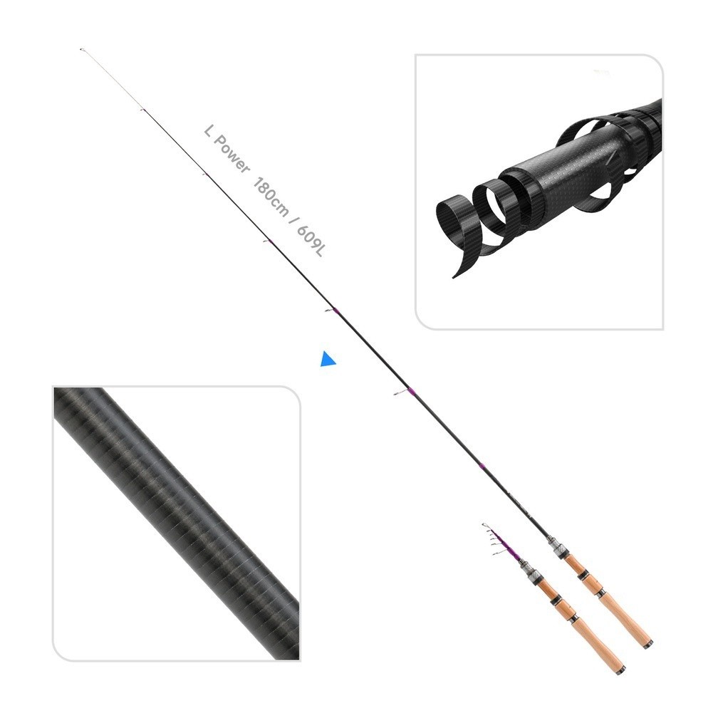 1.8M For BFS Dedicated L Actio - огляд і ціна Fishing Rod Carbon Fiber